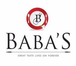 Mark drawing for B BABA'S GREAT TASTE LIVES ON FOREVER