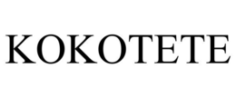 Mark drawing for KOKOTETE