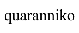 Mark drawing for QUARANNIKO
