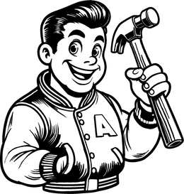 Mark drawing for A