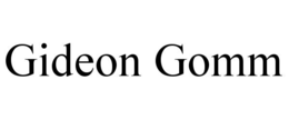 Mark drawing for GIDEON GOMM