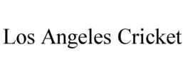 Mark drawing for LOS ANGELES CRICKET