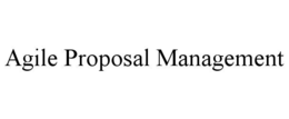 Mark drawing for AGILE PROPOSAL MANAGEMENT