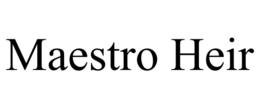 Mark drawing for MAESTRO HEIR