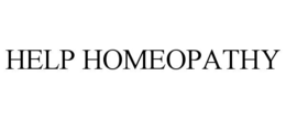 Mark drawing for HELP HOMEOPATHY