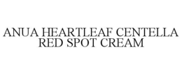 Mark drawing for ANUA HEARTLEAF CENTELLA RED SPOT CREAM