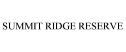 Mark drawing for SUMMIT RIDGE RESERVE