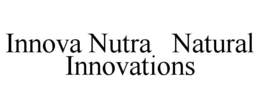 Mark drawing for INNOVA NUTRA   NATURAL INNOVATIONS