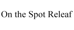 Mark drawing for ON THE SPOT RELEAF