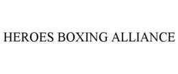 Mark drawing for HEROES BOXING ALLIANCE