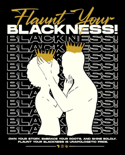 Mark drawing for FLAUNT YOUR BLACKNESS! BLACKNESS! BLACKNESS! BLACKNESS! BLACKNESS! BLACKNESS! BLACKNESS! BLACKNESS! BLACKNESS! BLACKNESS! BLACKNESS! BLACKNESS! OWN YOUR STORY, EMBRACE YOUR ROOTS, AND SHINE BOLDLY. FLAUNT YOUR BLACKNESS IS UNAPOLOGETIC PRIDE.