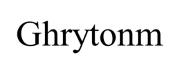 Mark drawing for GHRYTONM