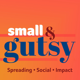 Mark drawing for SMALL & GUTSY SPREADING * SOCIAL * IMPACT