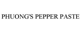 Mark drawing for PHUONG'S PEPPER PASTE
