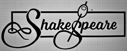 Mark drawing for SHAKE & SPEARE
