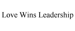 Mark drawing for LOVE WINS LEADERSHIP