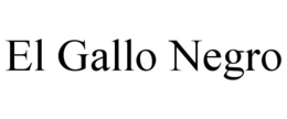 Mark drawing for EL GALLO NEGRO