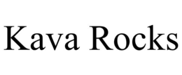 Mark drawing for KAVA ROCKS