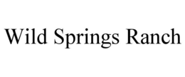 Mark drawing for WILD SPRINGS RANCH