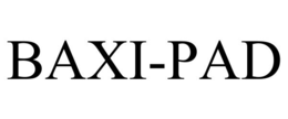 Mark drawing for BAXI-PAD