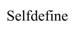 Mark drawing for SELFDEFINE