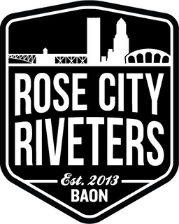 Mark drawing for ROSE CITY RIVETERS EST. 2013 BAON