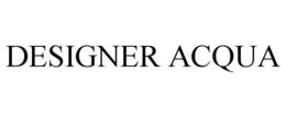 Mark drawing for DESIGNER ACQUA
