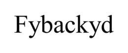 Mark drawing for FYBACKYD
