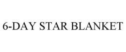 Mark drawing for 6-DAY STAR BLANKET