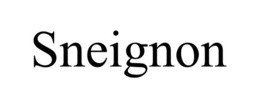 Mark drawing for SNEIGNON
