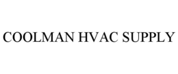Mark drawing for COOLMAN HVAC SUPPLY