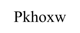 Mark drawing for PKHOXW