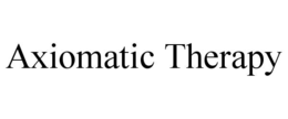 Mark drawing for AXIOMATIC THERAPY