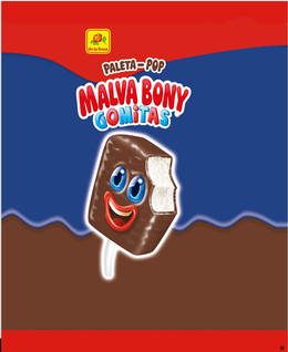 Mark drawing for DE LA ROSA PALETA-POP MALVA BONY GOMITAS