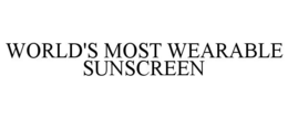 Mark drawing for WORLD'S MOST WEARABLE SUNSCREEN
