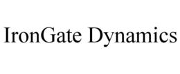 Mark drawing for IRONGATE DYNAMICS