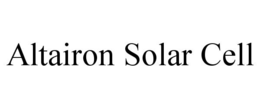 Mark drawing for ALTAIRON SOLAR CELL