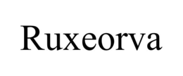 Mark drawing for RUXEORVA