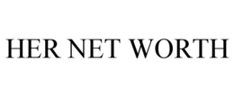Mark drawing for HER NET WORTH