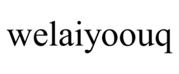 Mark drawing for WELAIYOOUQ