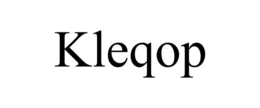 Mark drawing for KLEQOP