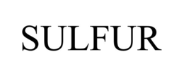 Mark drawing for SULFUR