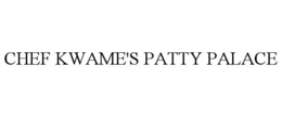 Mark drawing for CHEF KWAME'S PATTY PALACE
