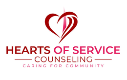 Mark drawing for HEARTS OF SERVICE COUNSELING CARING FOR COMMUNITY