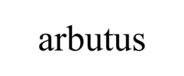 Mark drawing for ARBUTUS