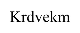 Mark drawing for KRDVEKM