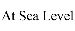 Mark drawing for AT SEA LEVEL