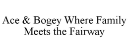 Mark drawing for ACE & BOGEY WHERE FAMILY MEETS THE FAIRWAY