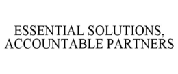 Mark drawing for ESSENTIAL SOLUTIONS, ACCOUNTABLE PARTNERS