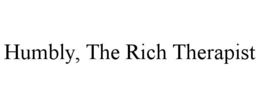 Mark drawing for HUMBLY, THE RICH THERAPIST